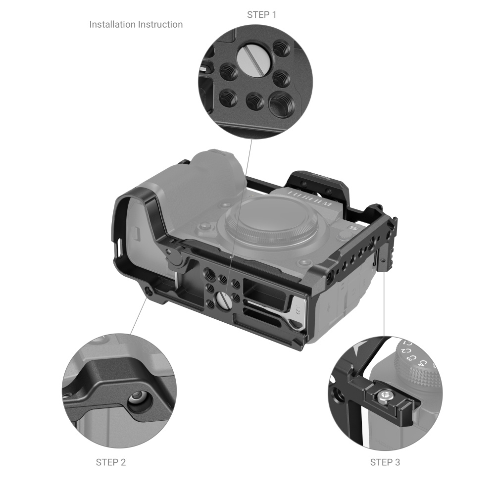 SmallRig Kavez za Fujifilm X-H2S 3934 - 3